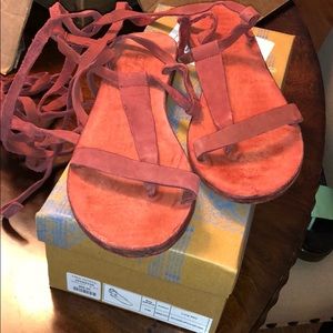 Free people Lace up sandal